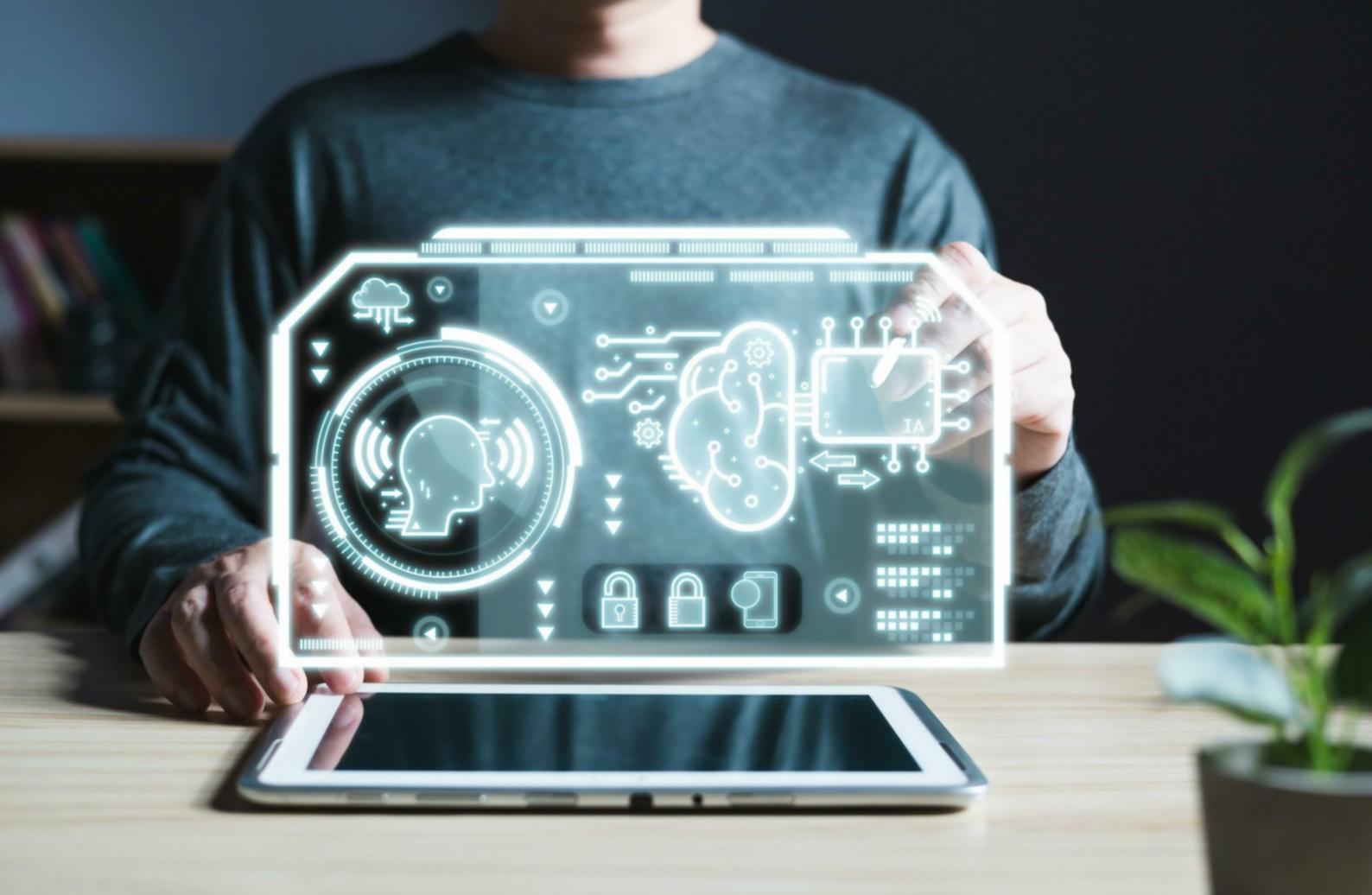 Detailansicht einer interaktiven Lerneinheit zum Thema KI-Assistenten